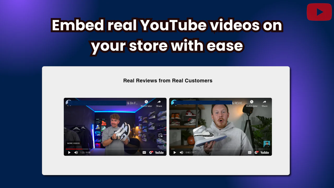 YouTube UGC Display