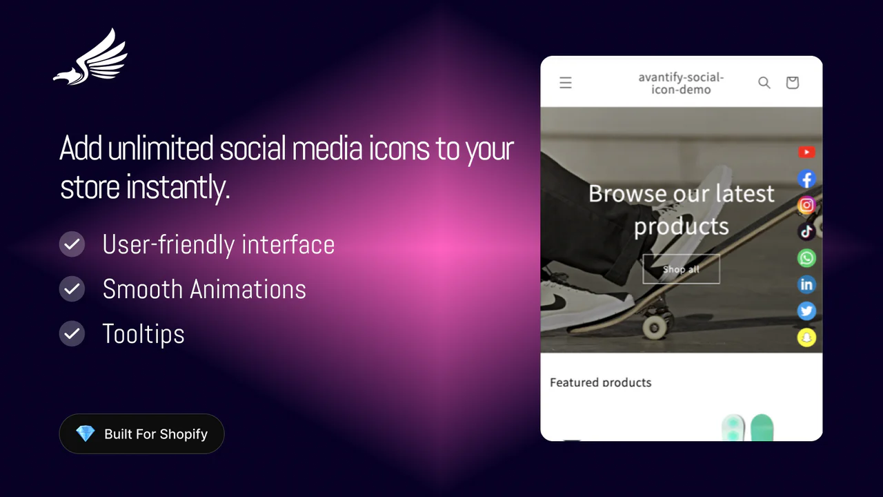 Avantify: Social Media Icons