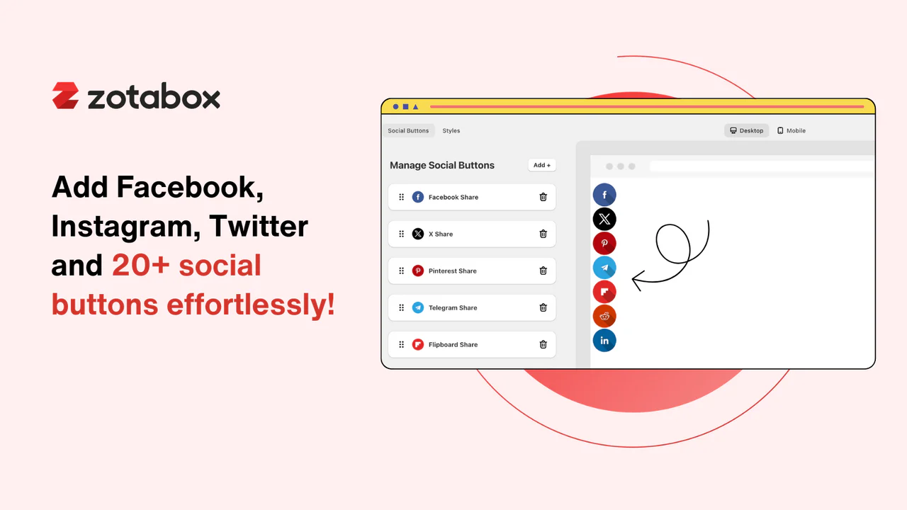 Zotabox Social Sharing Buttons
