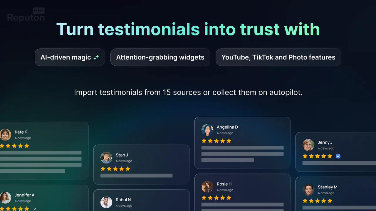 Reputon Testimonials Slider