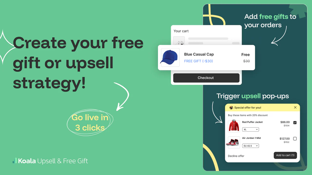 Koala Free Gift BOGO Gifts