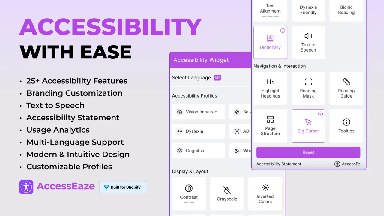 AccessEz‑ Accessibility Widget