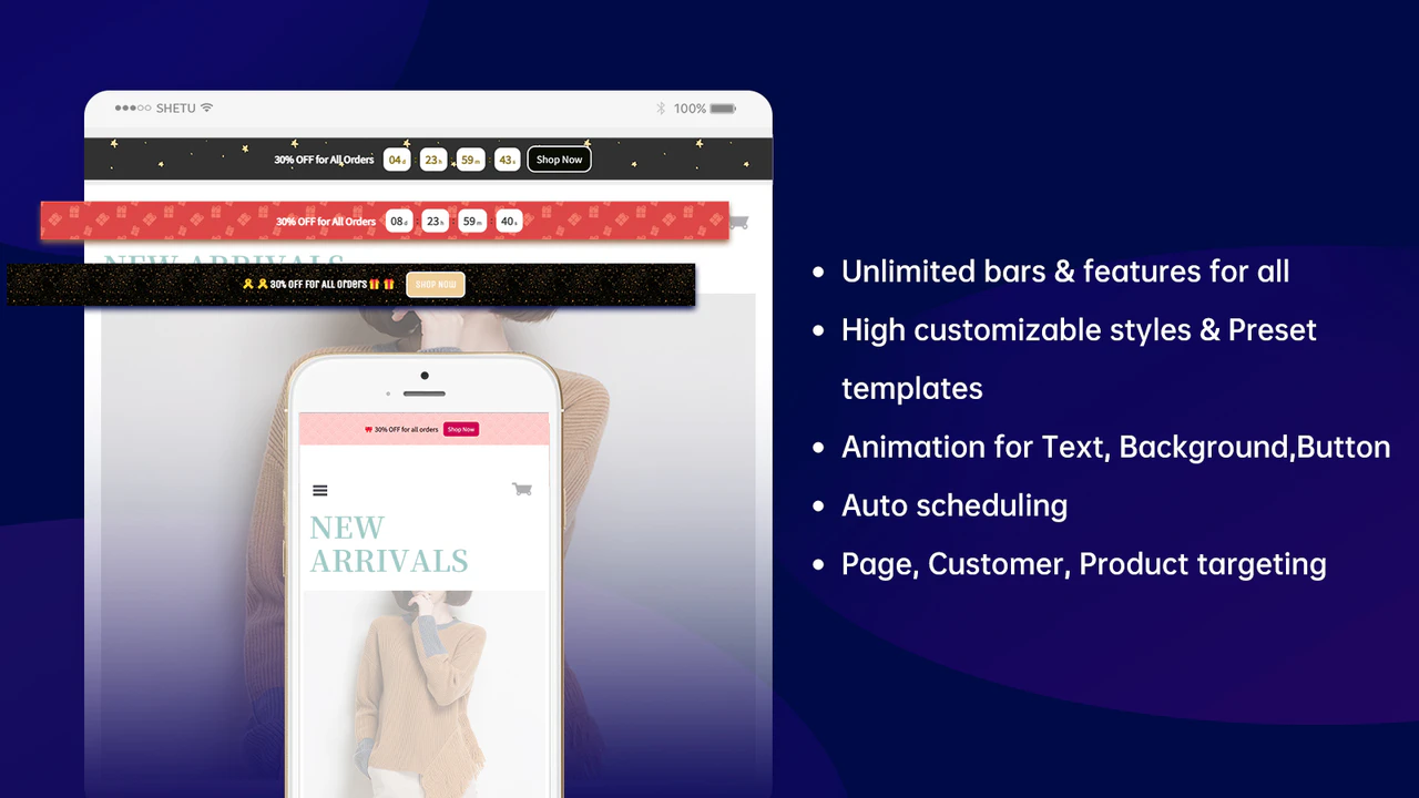 Pify Announcement Bar & Banner