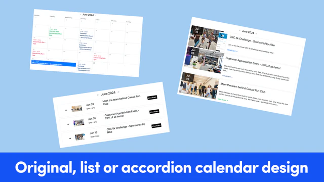 The Shop Calendar