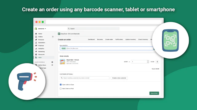 506 EasyScan SKU & Barcode