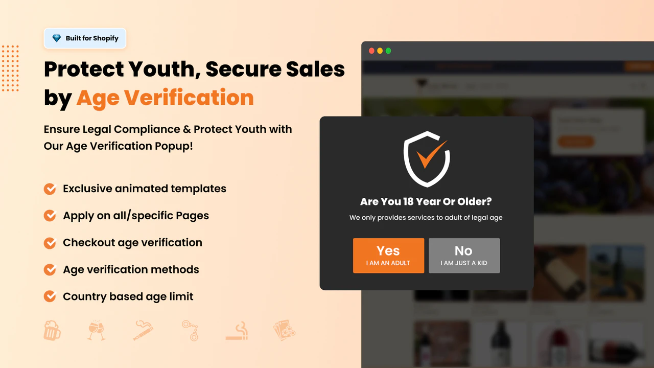 Smart Age Verification Popup