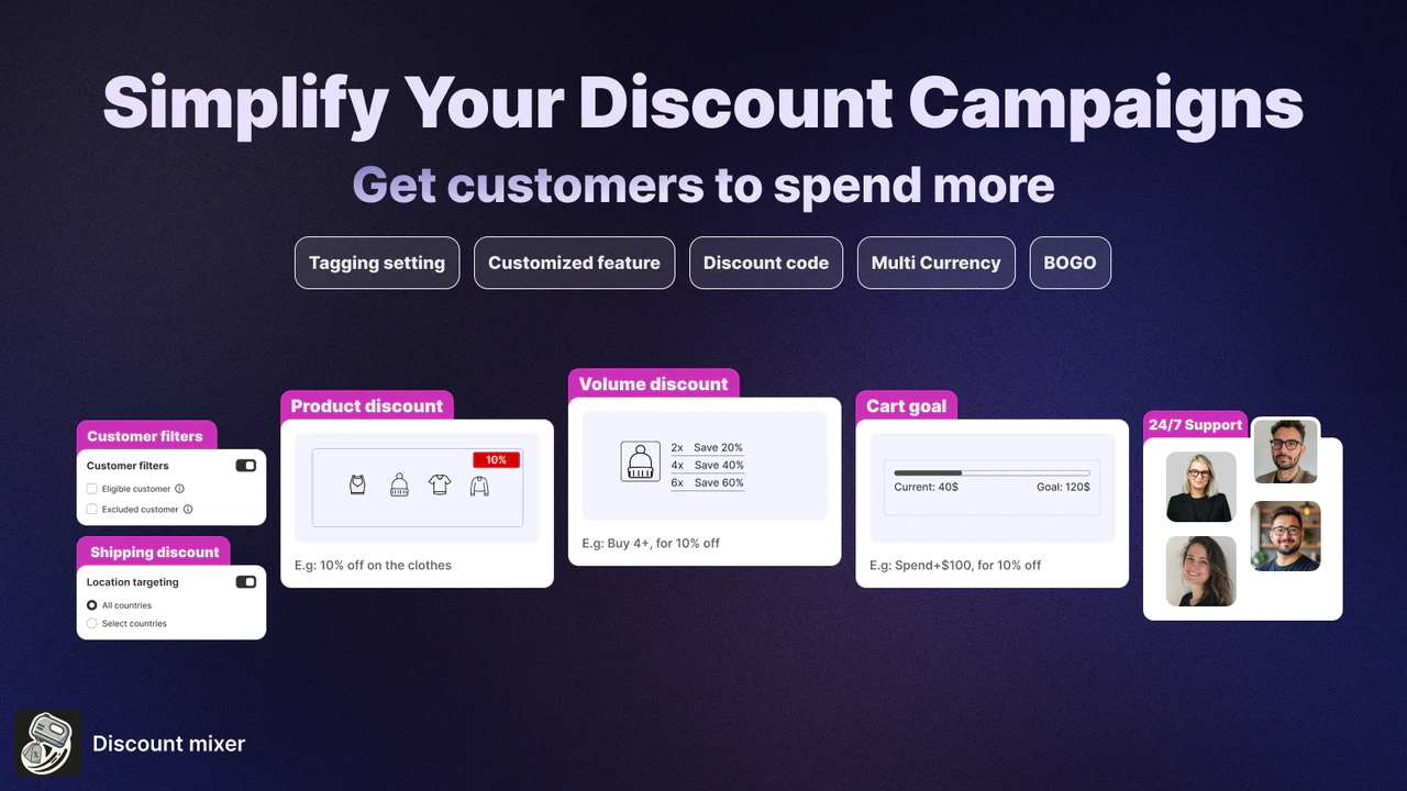 Discount Mixer: 一括割引