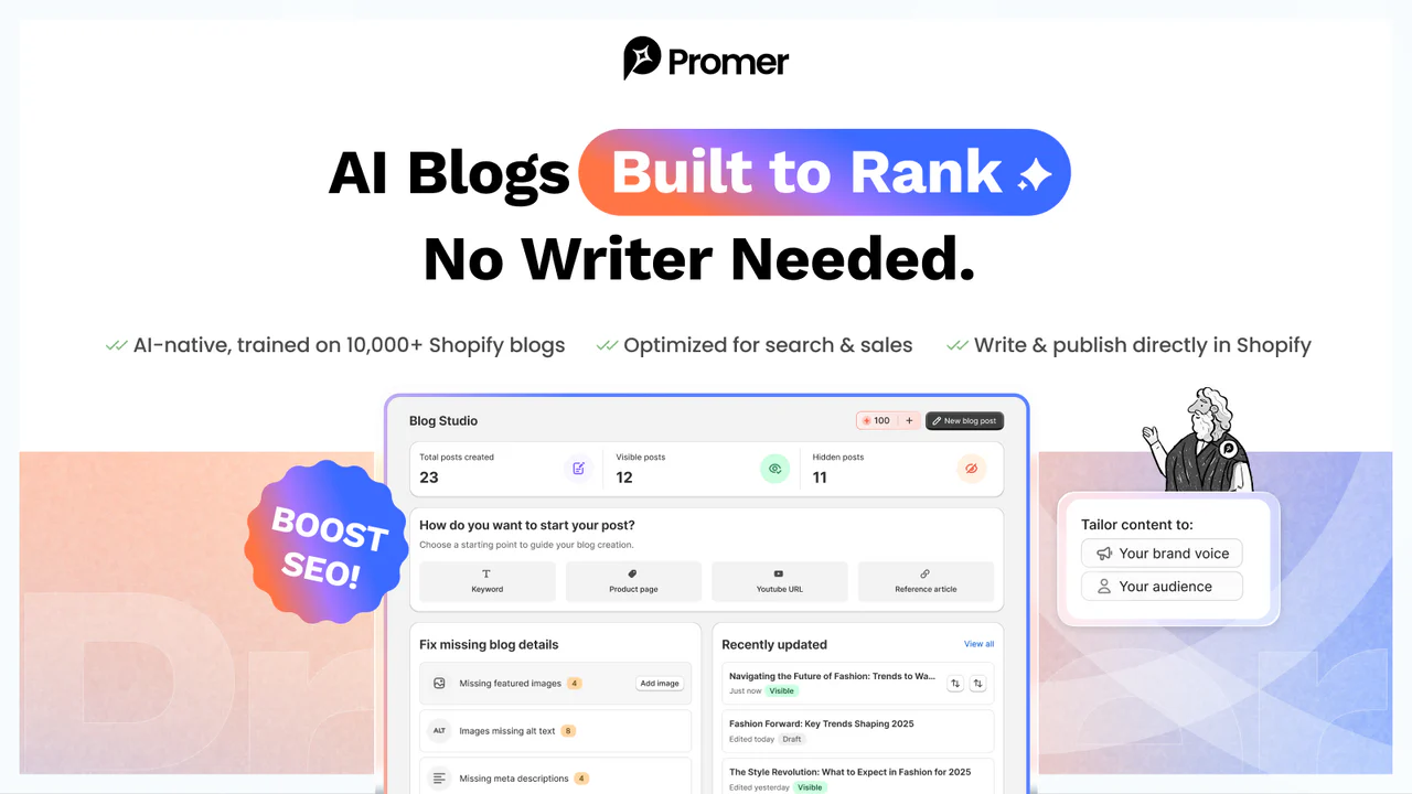 Blog Post AI SEO ‑ Promer