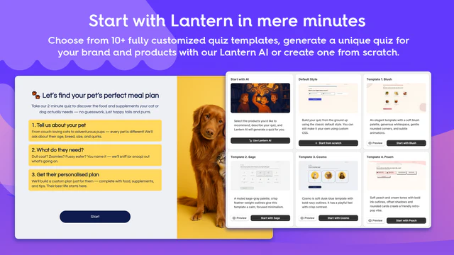 Lantern AI Quiz Builder