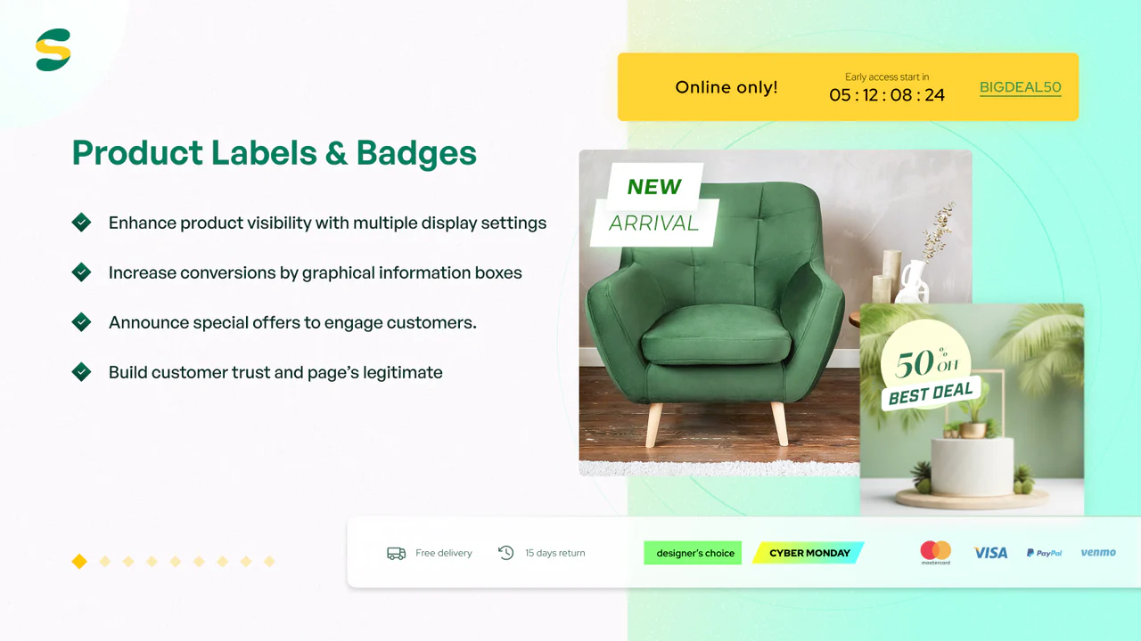 Sami Product Labels & Badges