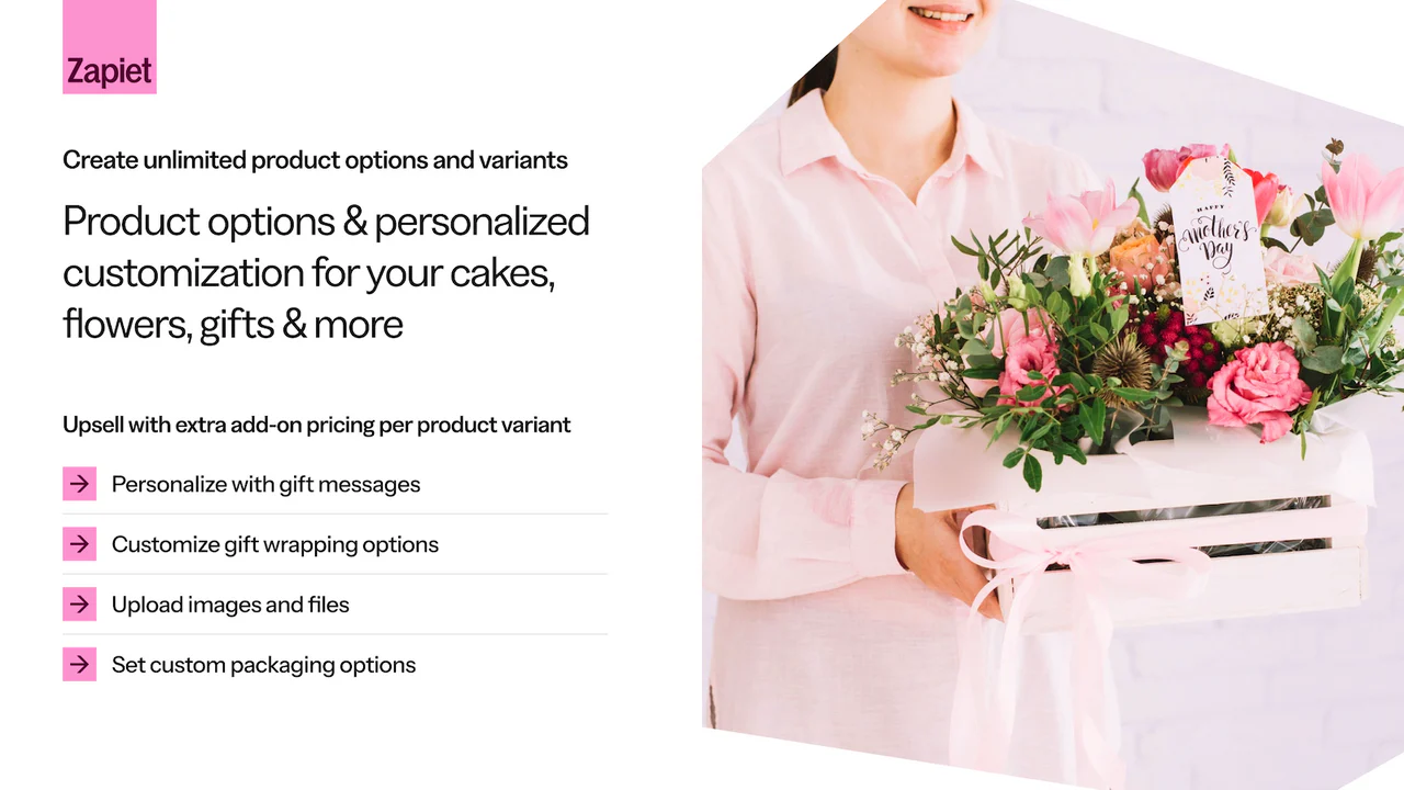Zapiet ‑ Product Options