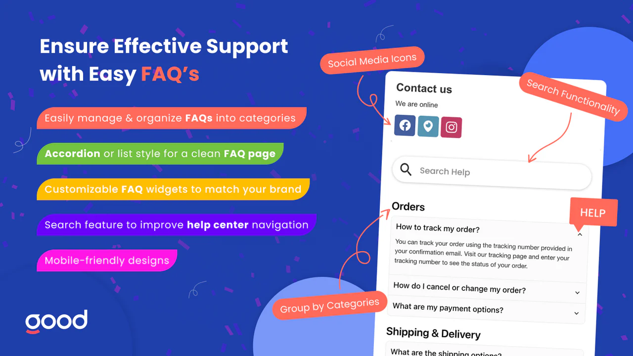FAQ Page:Accordion+Help Center