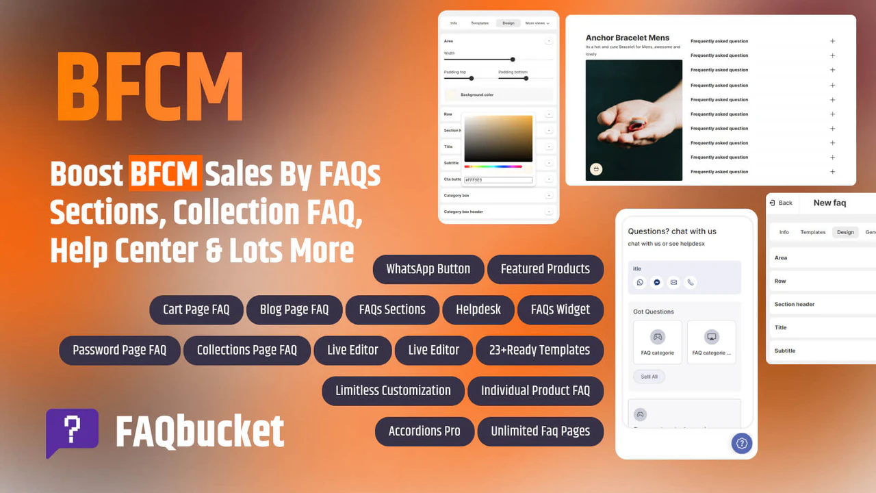 FAQbucket: Product FAQ & Page