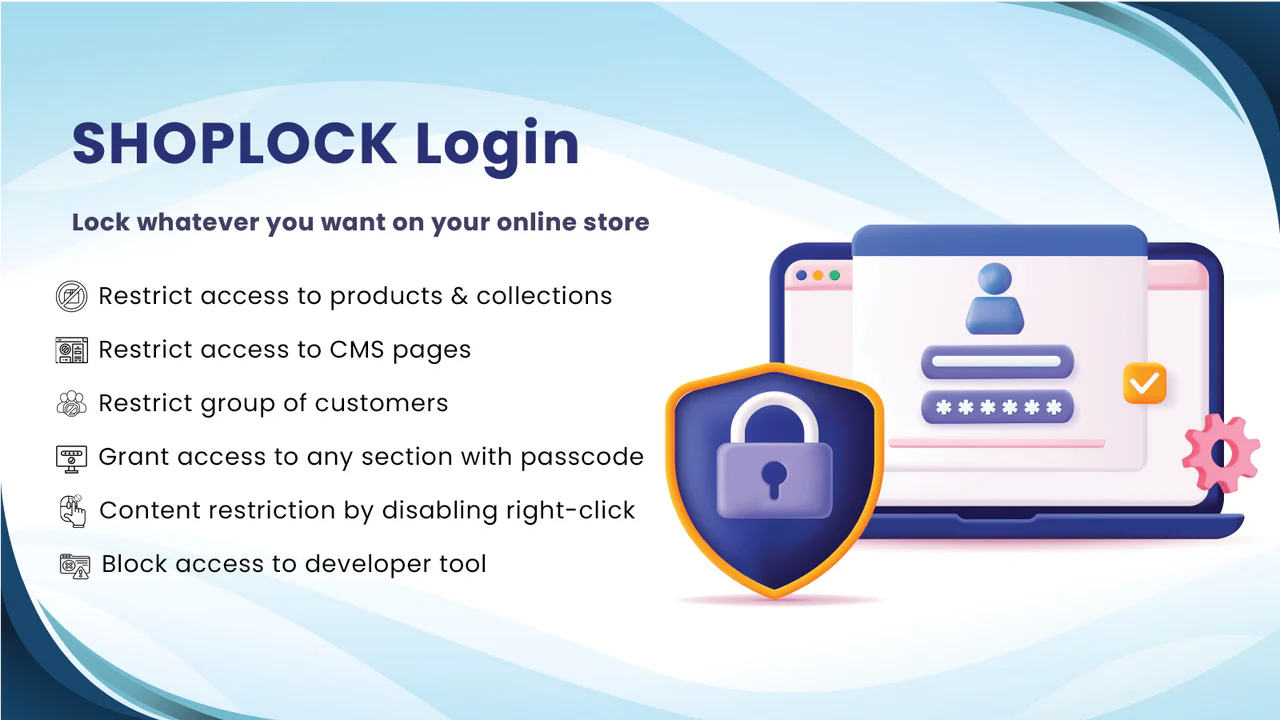 SHOPLOCK Login Required