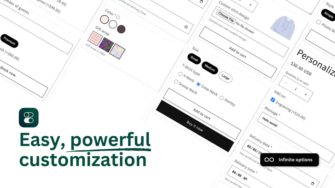 Optionize Product Options