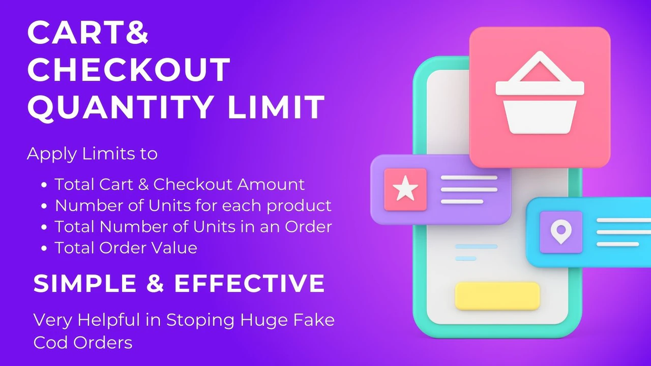 Cart & Checkout Limit ‑ DMJ