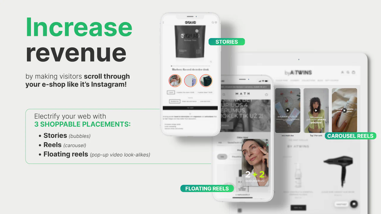 ReelTok Shoppable Videos + UGC