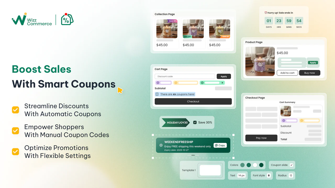 Snap Coupons Discounts in Cart