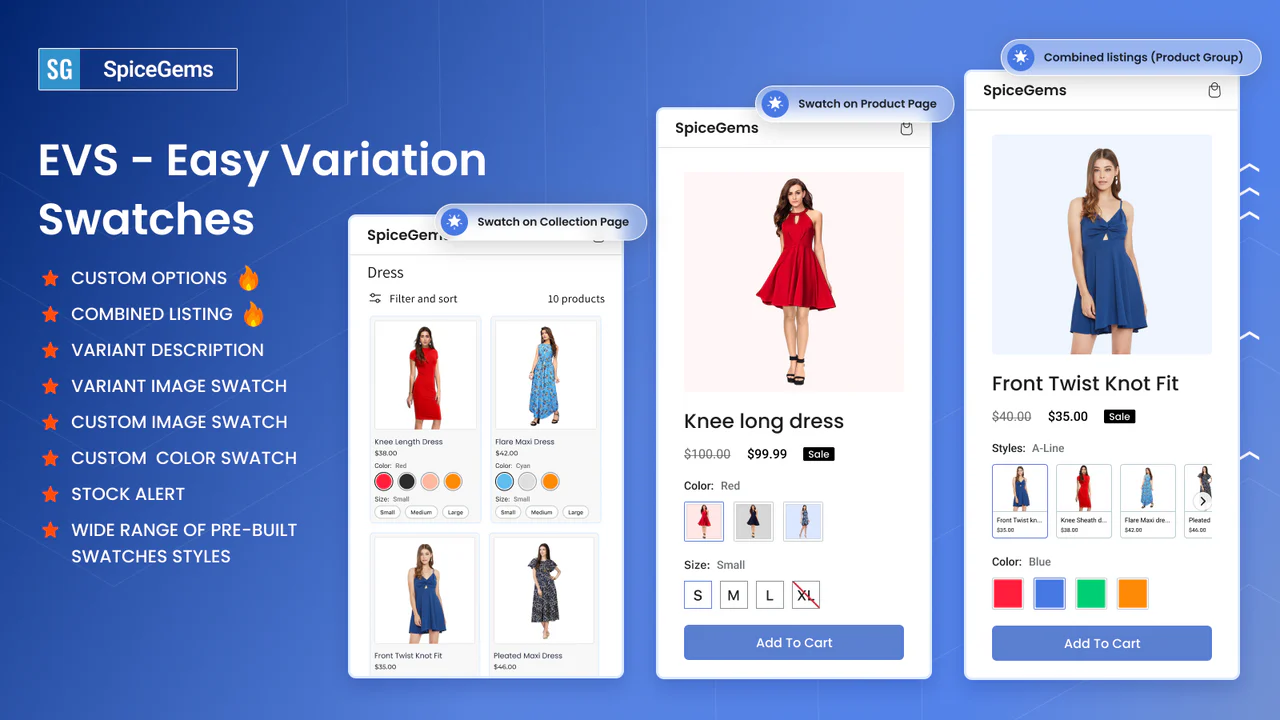 EVS ‑ Easy Variation Swatches