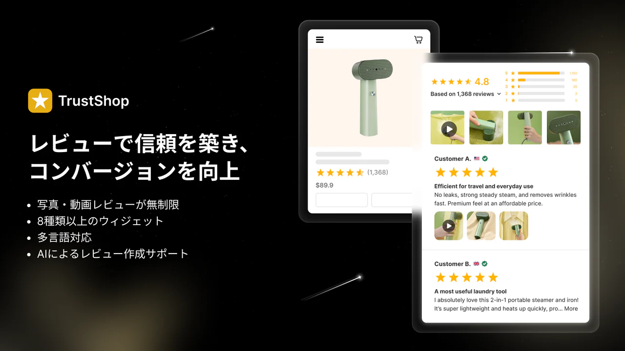 TS: Product Reviews(プロダクトレビュー)