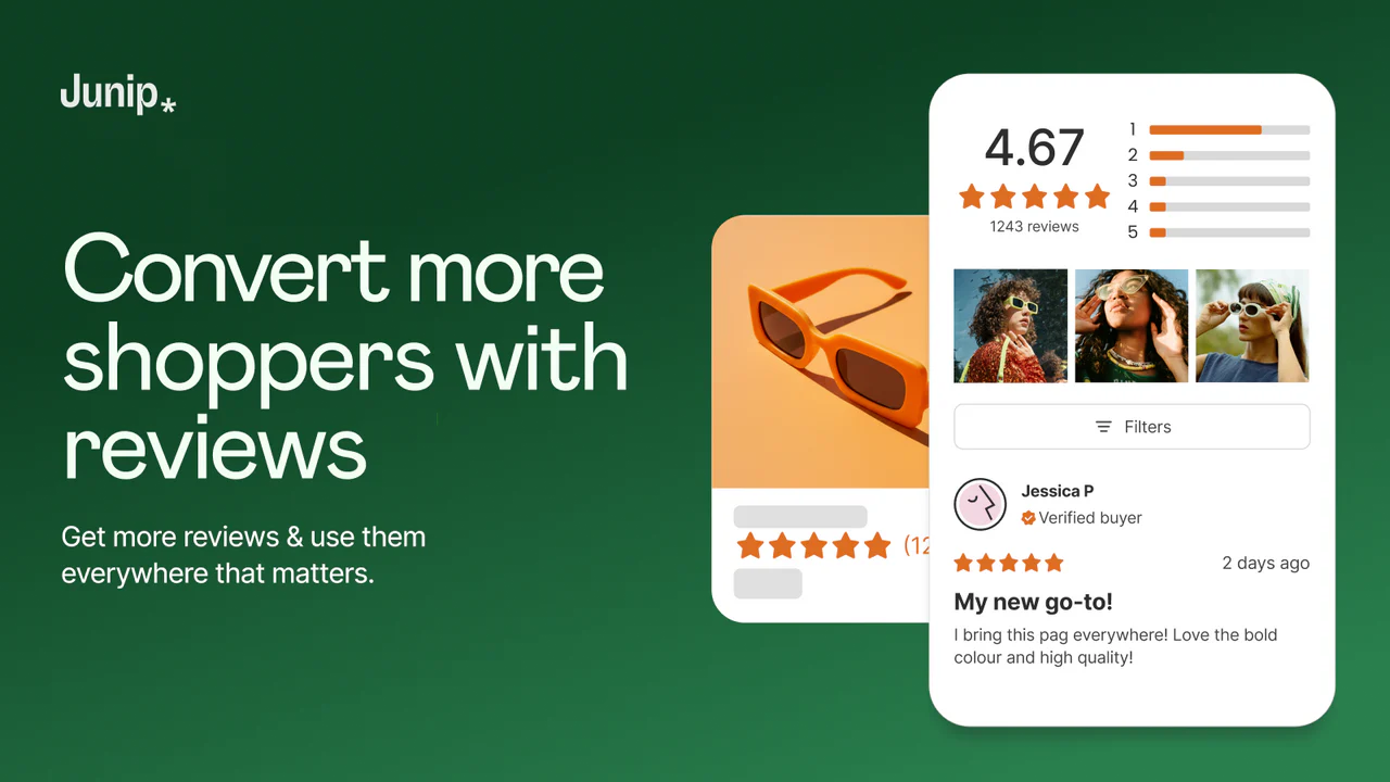 Junip Product Reviews App & AI