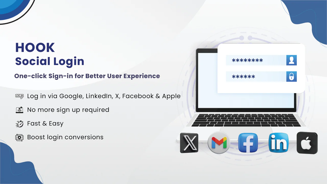 HOOK Social Login