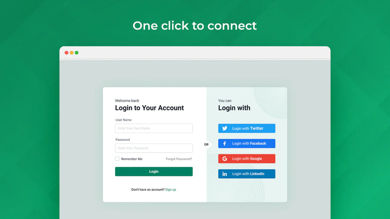 Easy Social Login