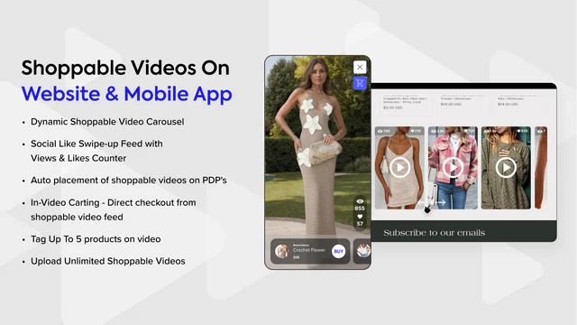 Videeo: Shoppable Videos & UGC