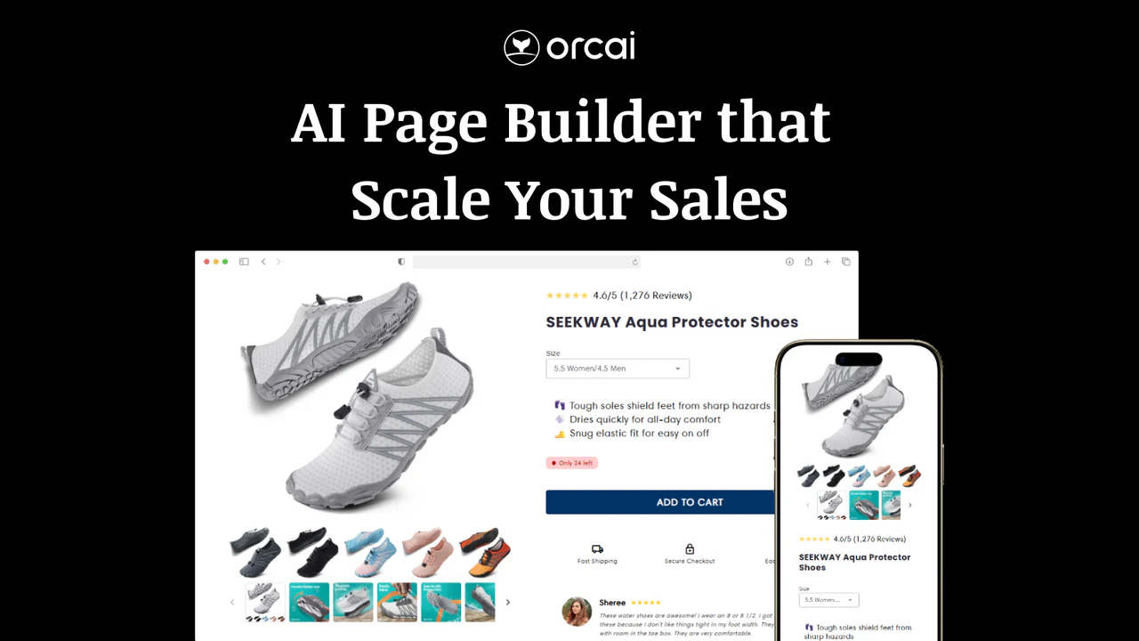 Orcai AI Landing Page Builder