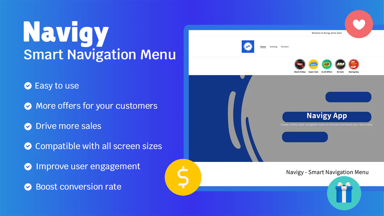 Navigy ‑ InstaMenu Design