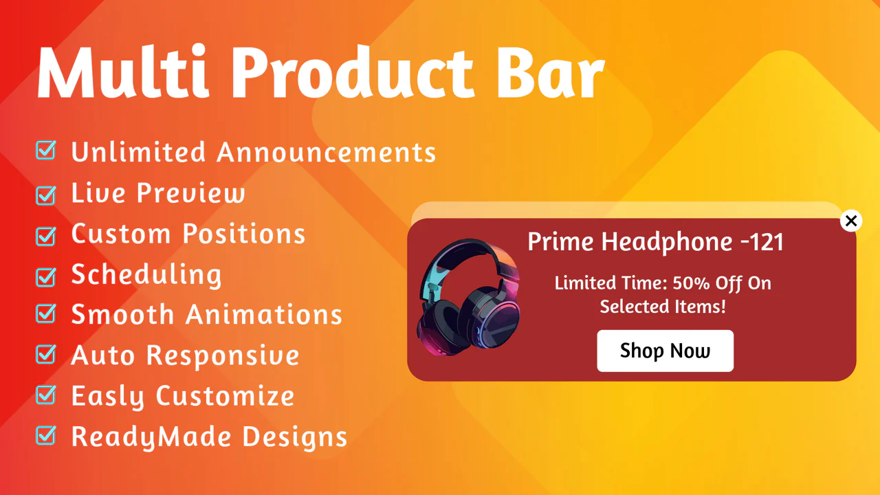 Dakaas マルチ製品販売ポップ