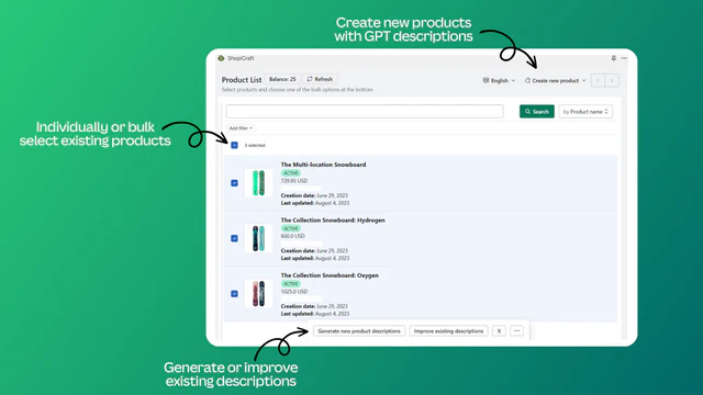 ショピクラフト‑AI GPTの説明