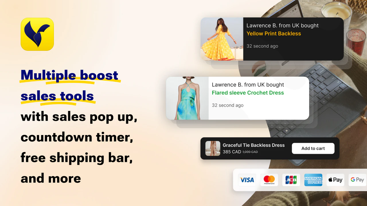 Vairo: Sales Pop Up & Popups