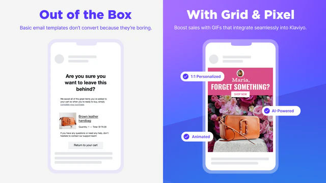 Grid & Pixel Email‑SMS‑Popups