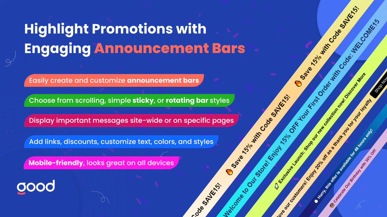 GA:Announcement Bar+Banners+AI