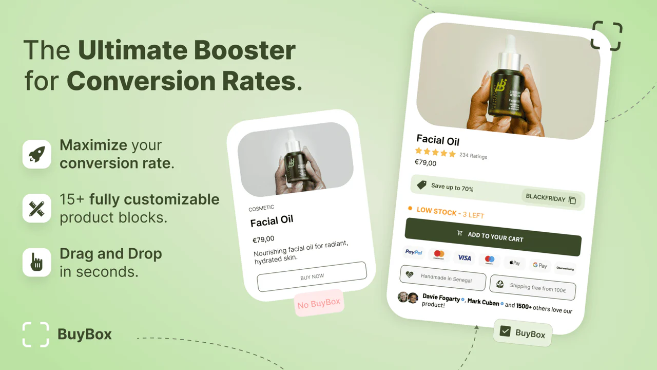 Buy Box: Product Page Blocks