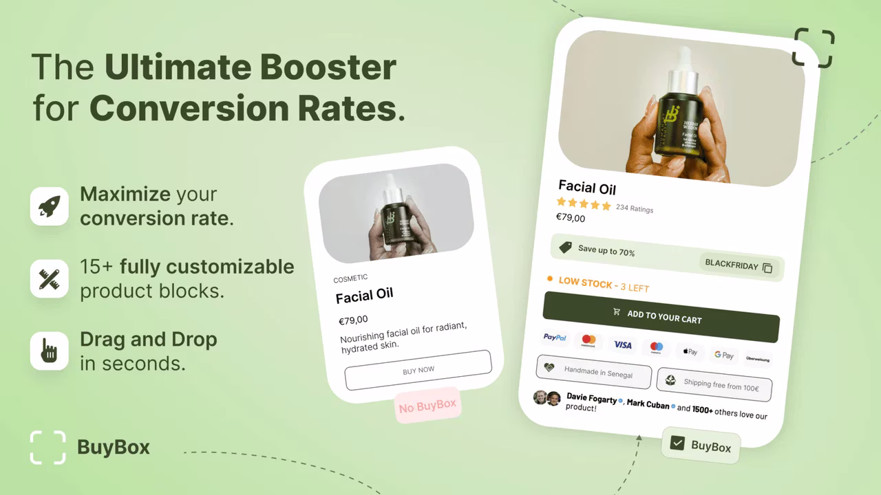 Buy Box: Product Page Blocks