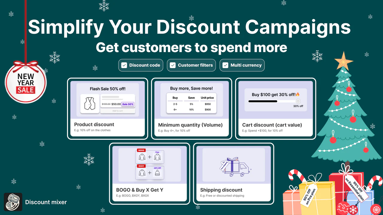 Discount Mixer: 一括割引 の紹介画像