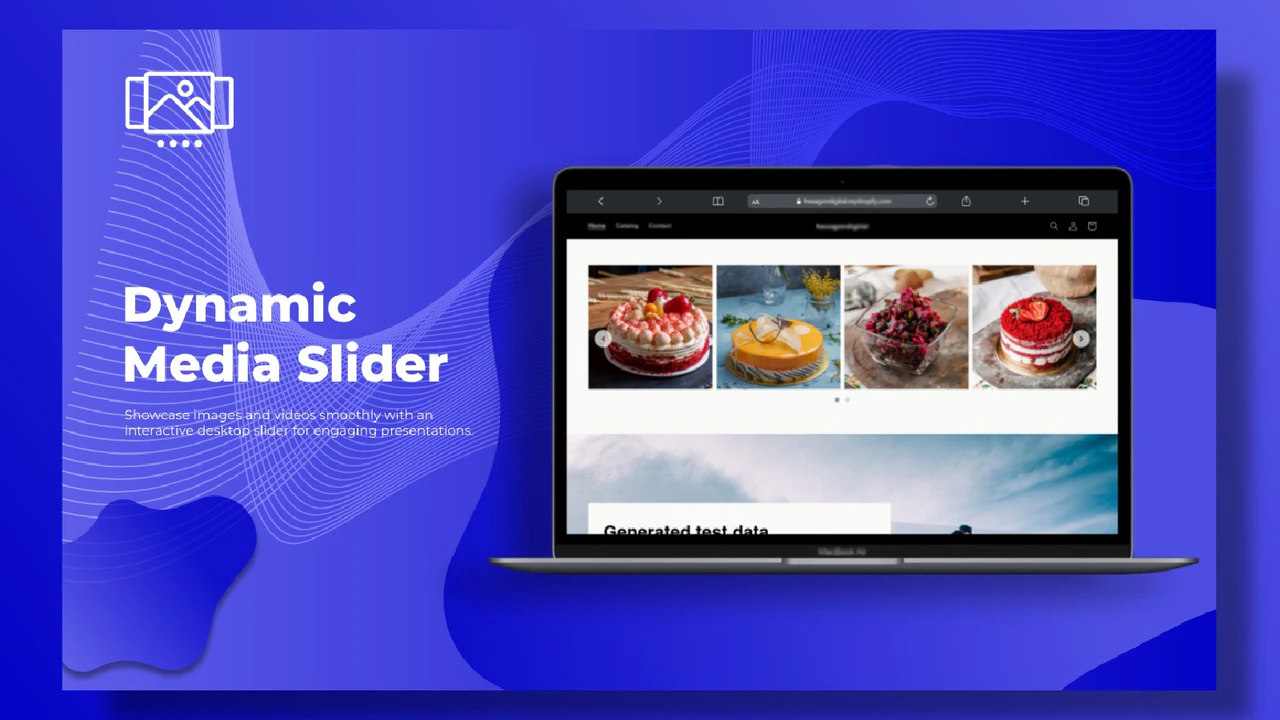 Image & Video Slider のアプリ画面