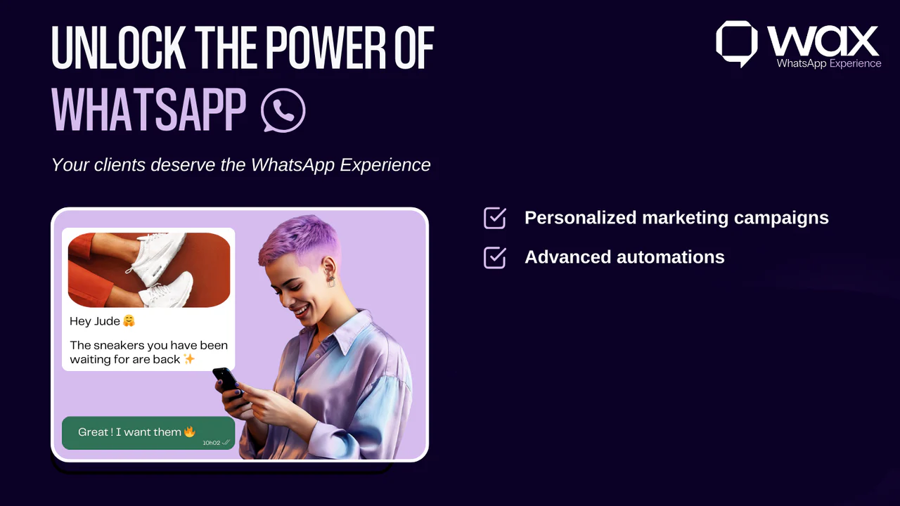 WAX: marketing on WhatsApp