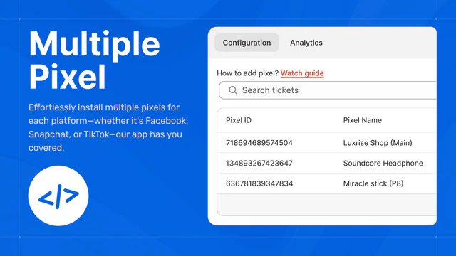 Parkour: Facebook Pixel & Feed