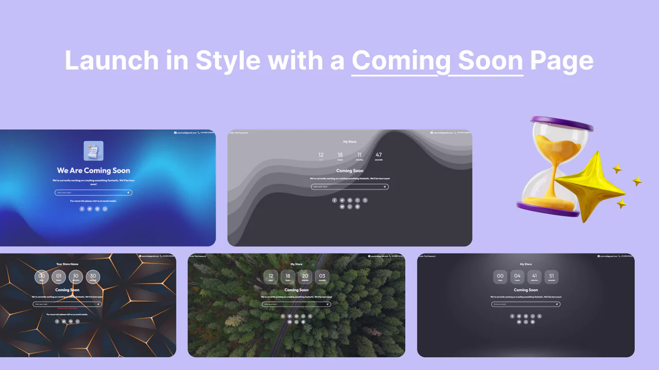 Coming Soon - Countdown Page