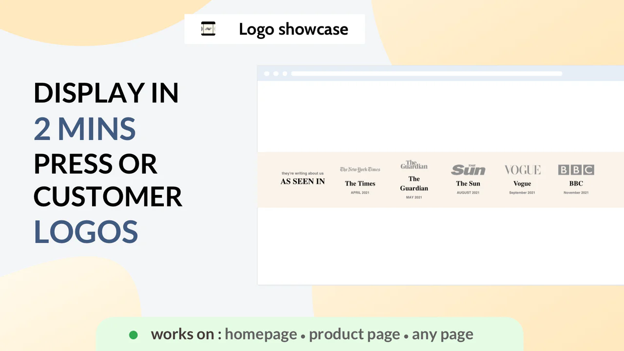 BEE Logo slider showcase logos