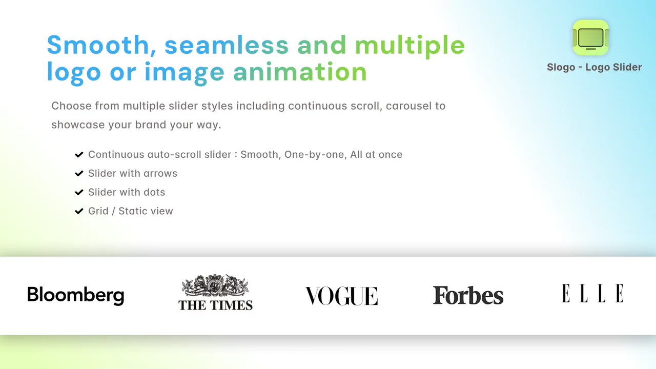 Slogo—Logo Slider/Image Slider