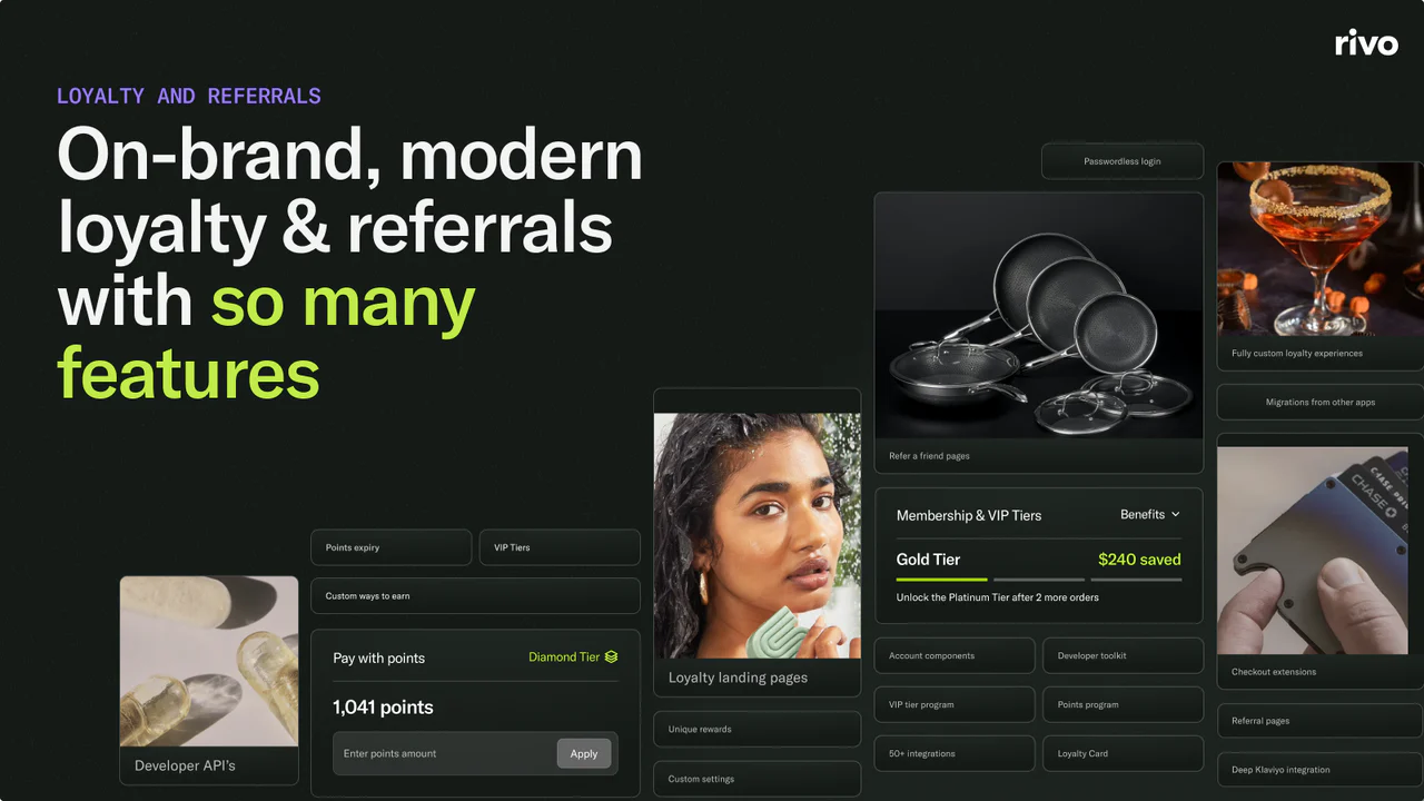 Rivoのロイヤルティプログラムのアプリ概要画像
