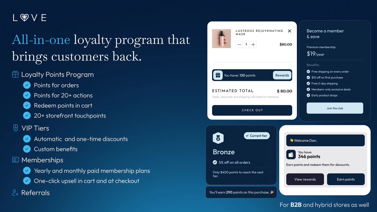 Love Loyalty Points & Rewardsのアプリ概要画像