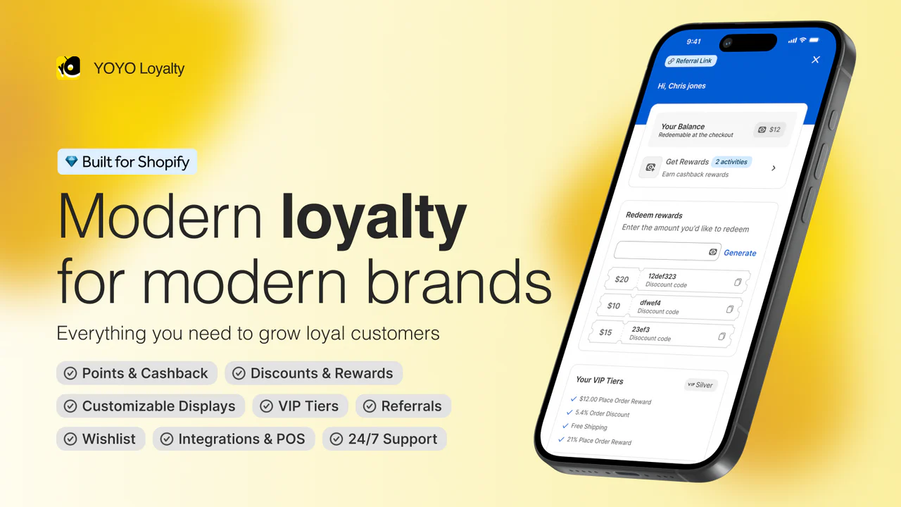 YOYO Loyalty Reward & Wishlist