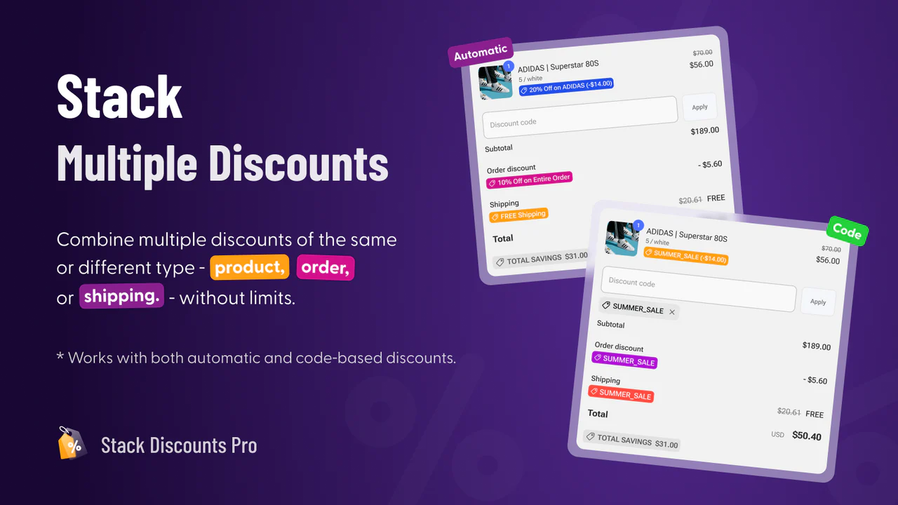 Stack Discounts Pro