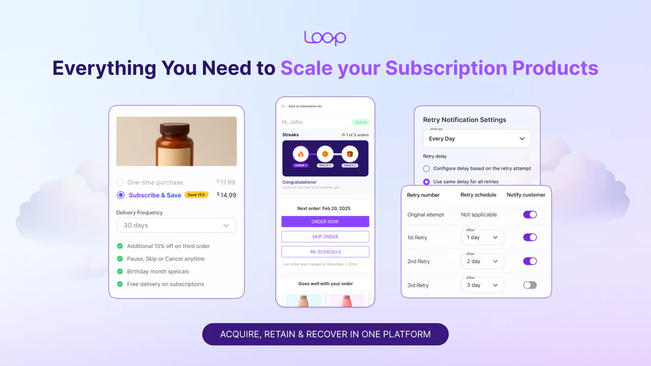 Loop Subscriptions App