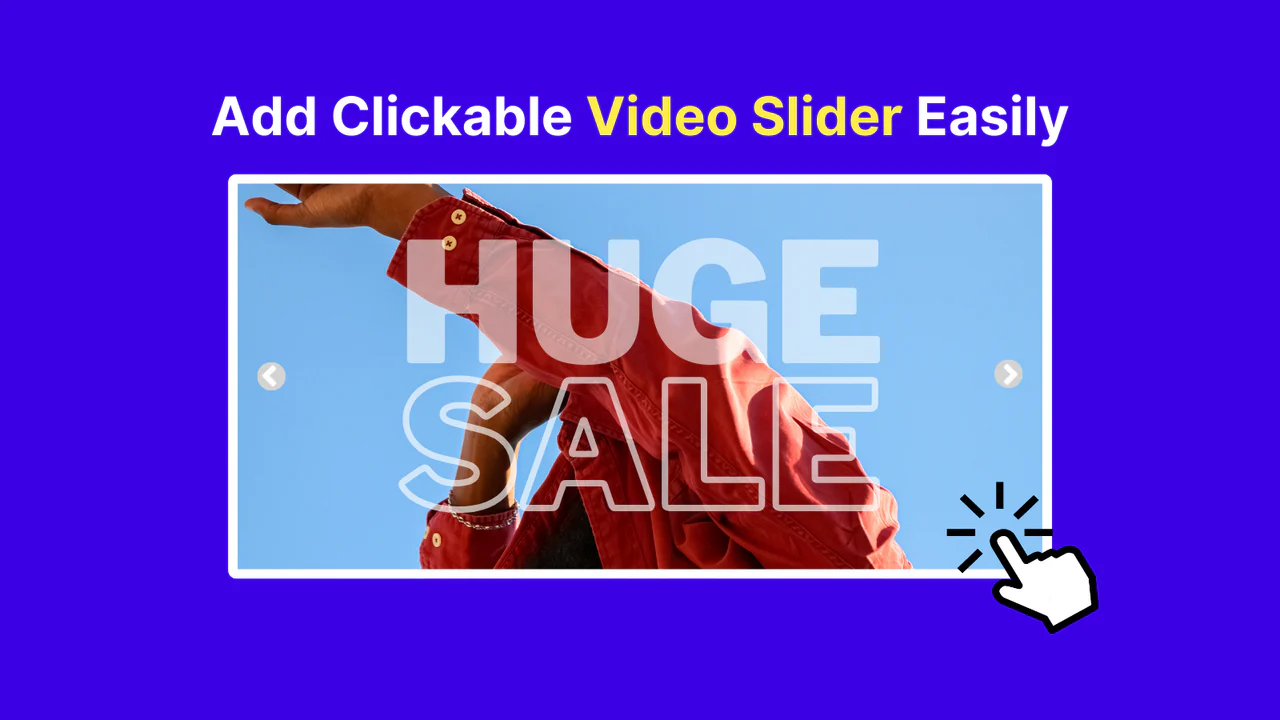 Glider: Clickable Video Slider